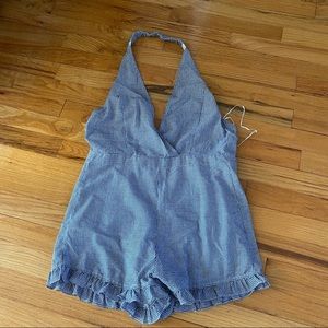 Halter neck romper
